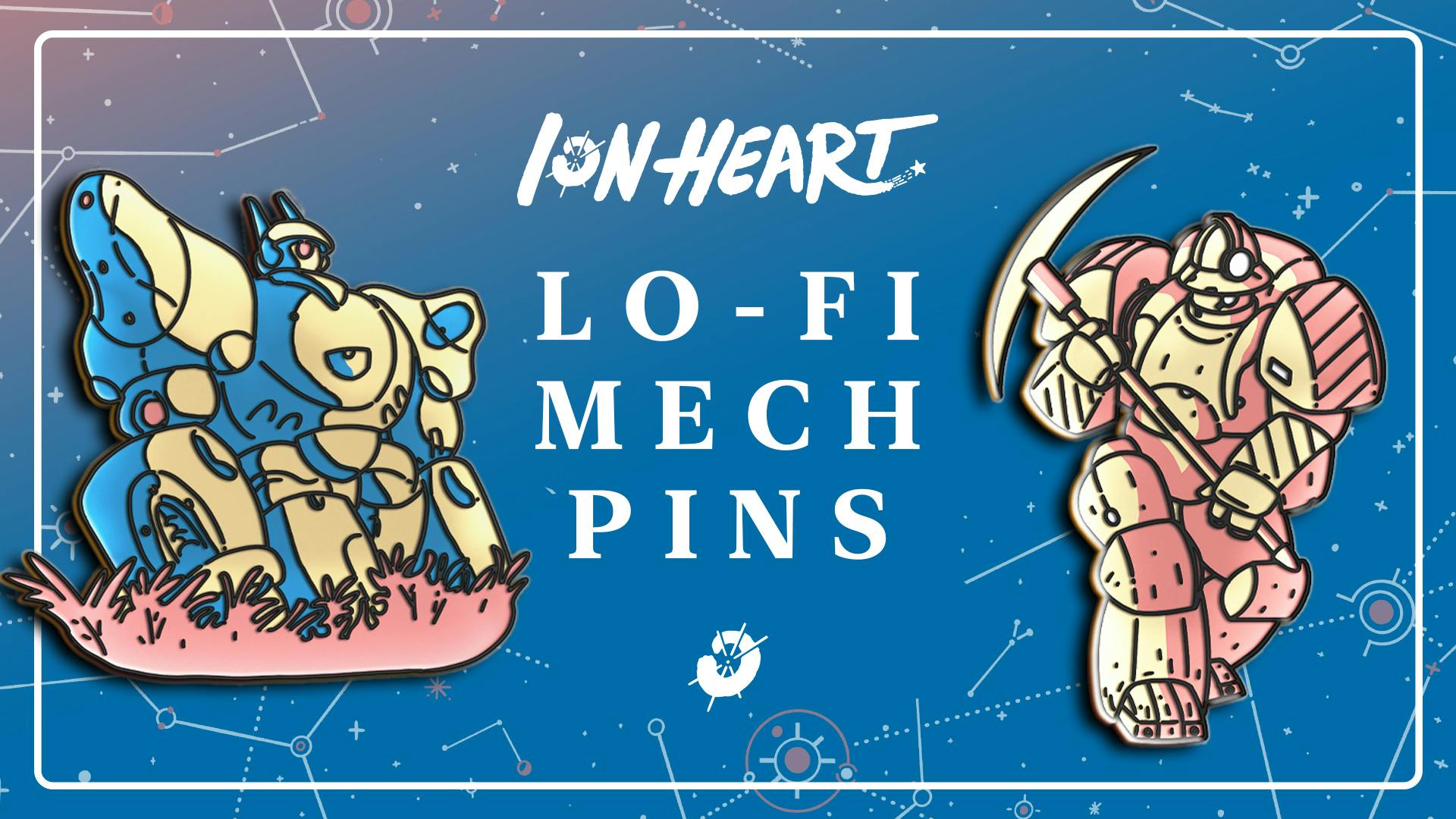 Ion Heart - Lo-Fi Mech Pins - BackerKit
