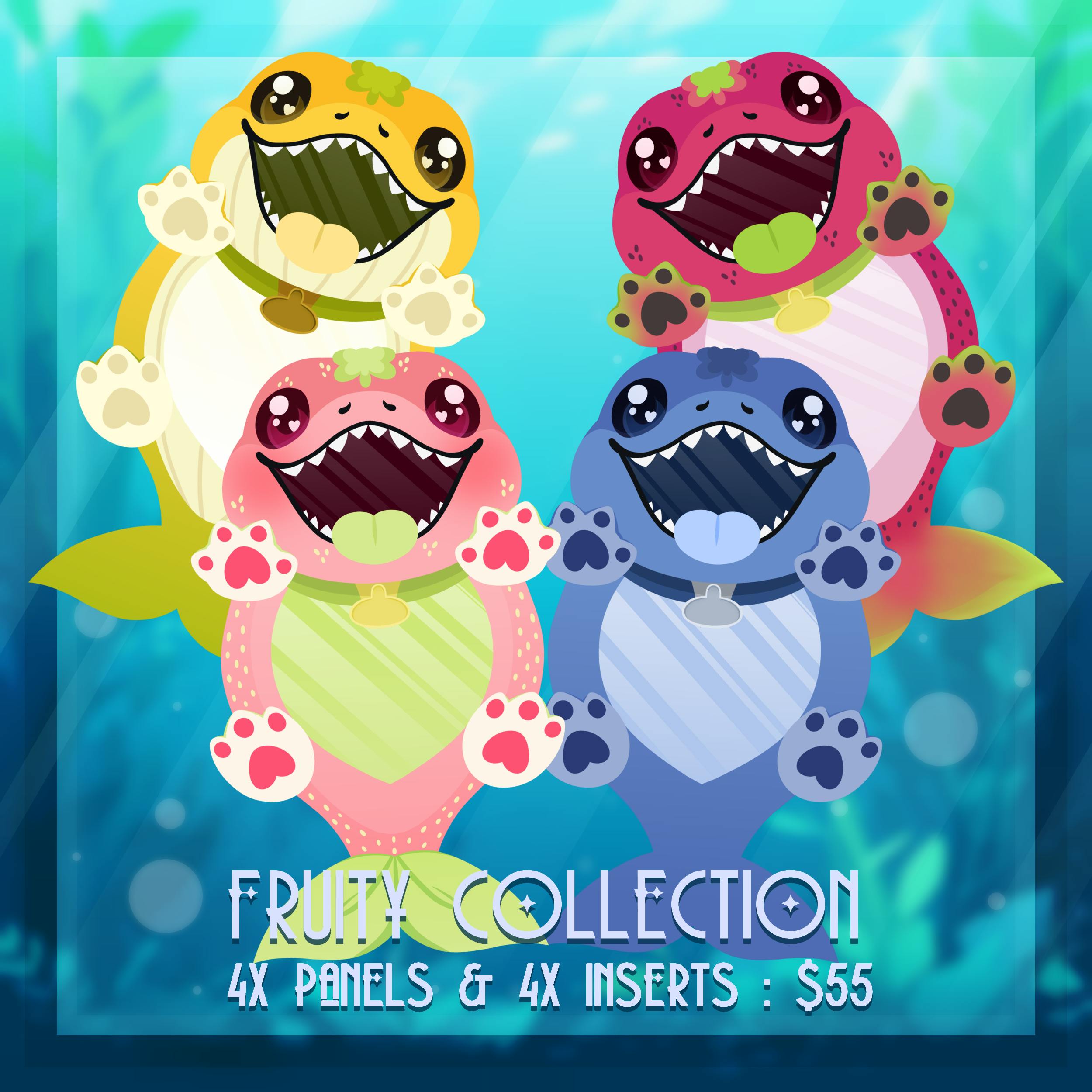 🍓 [BUNDLE] 🍹 Fruity Collection ; 4 Panels & Inserts ! 🫐