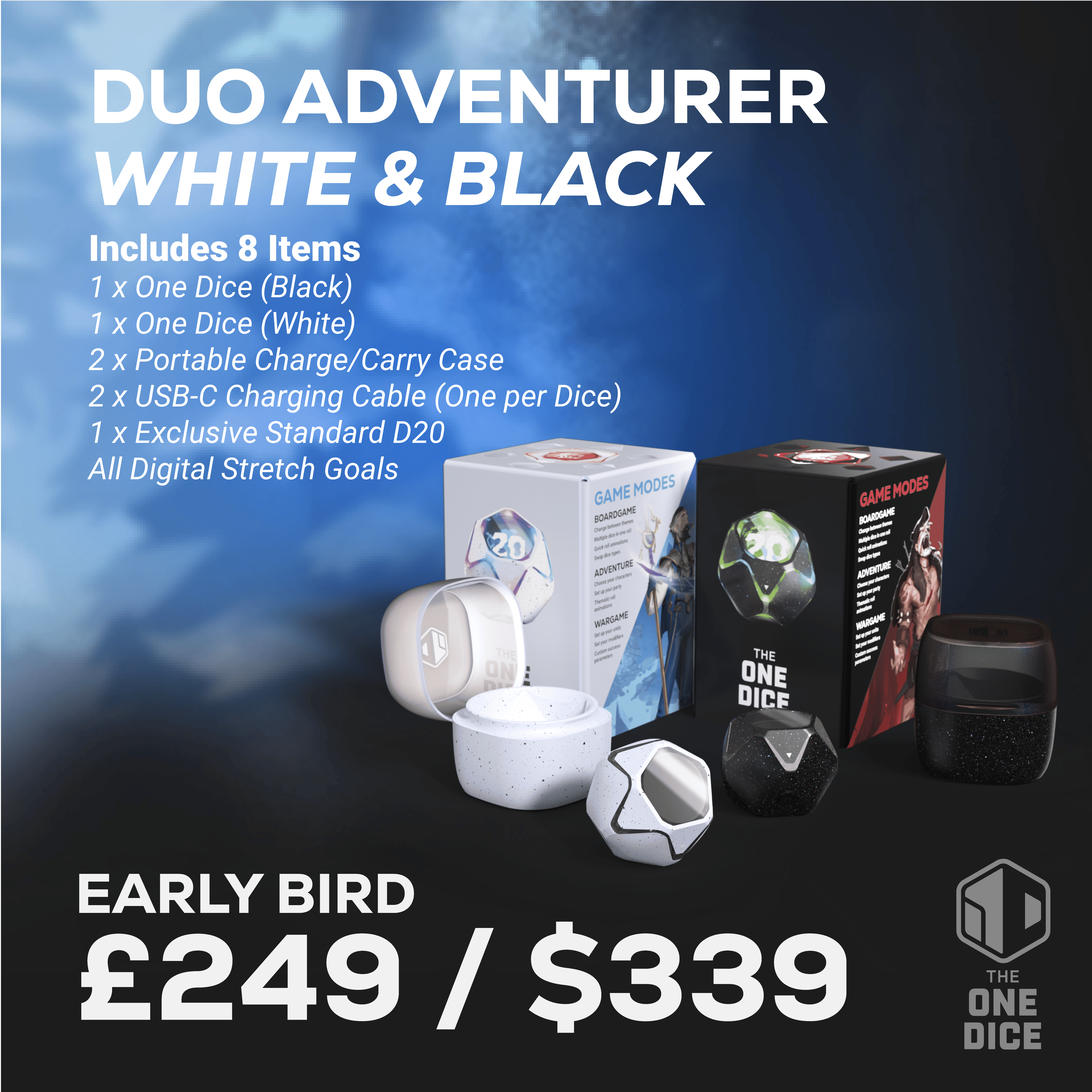 Duo Adventurer —White & Black edition - Early Bird