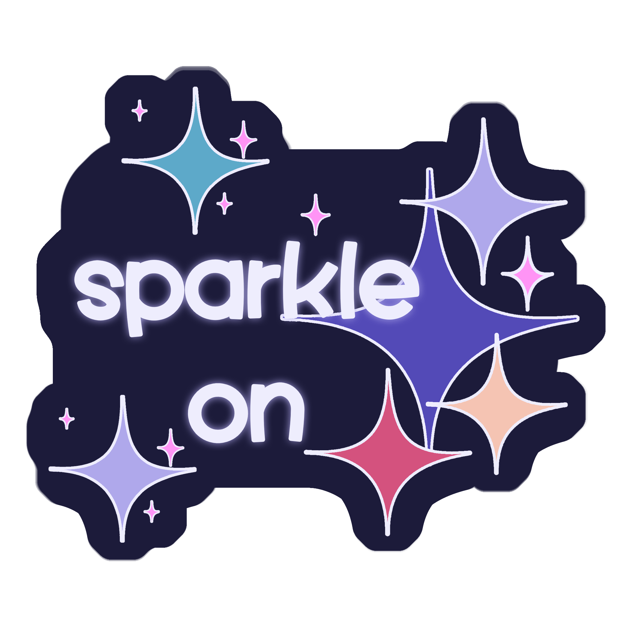 Sparkle Acrylic pin