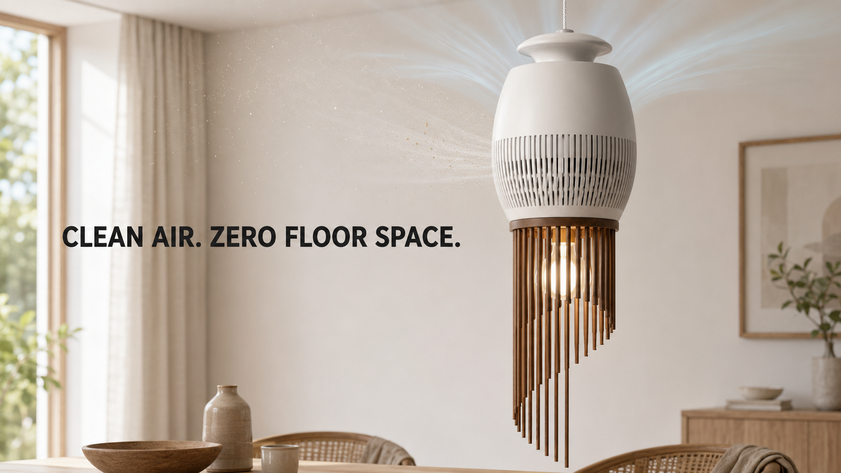 Lightizoner Air Purifier Chandelier | Dual Function Elegance