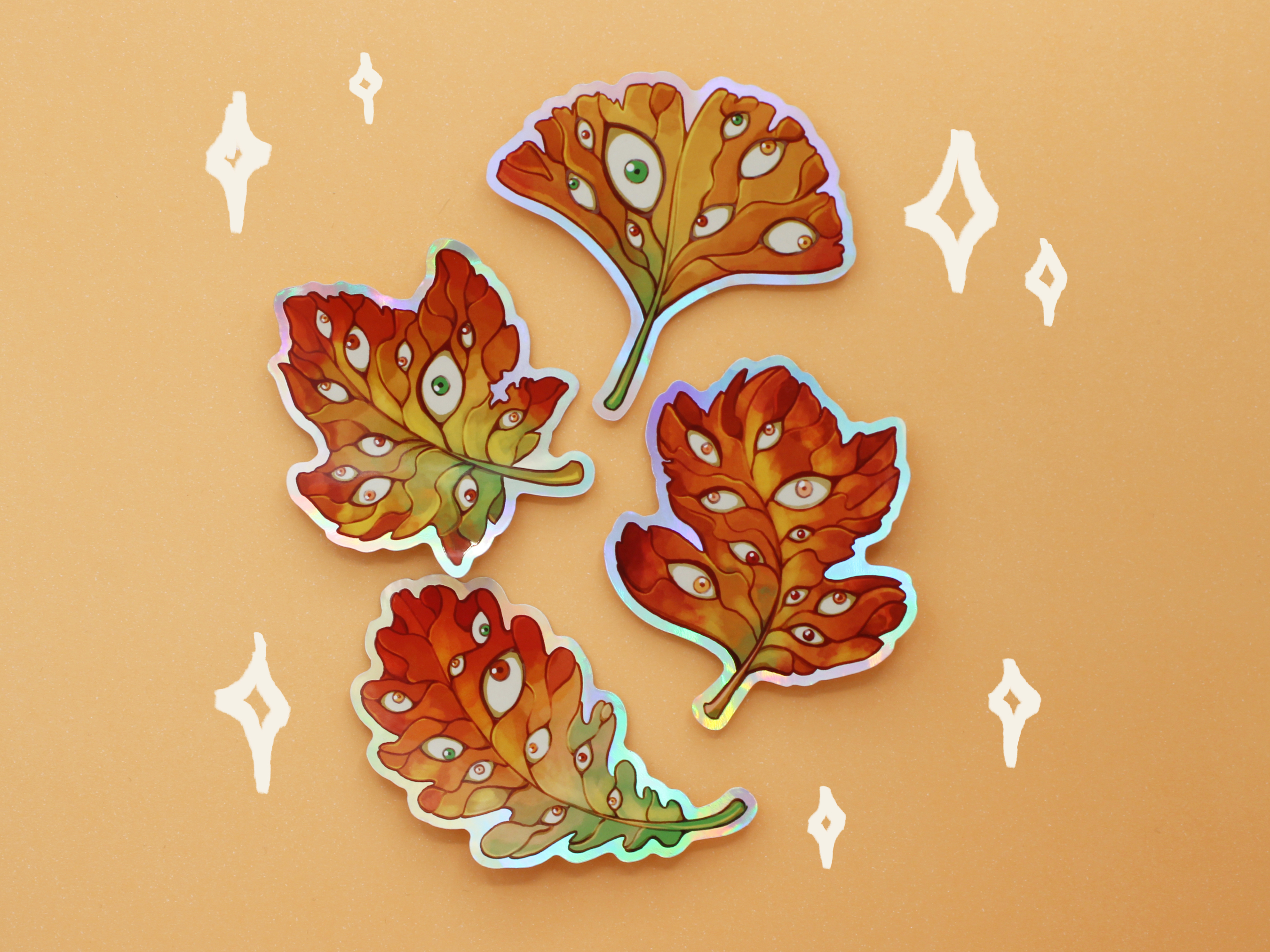 All Eyes on Fall: Leaves Stickers