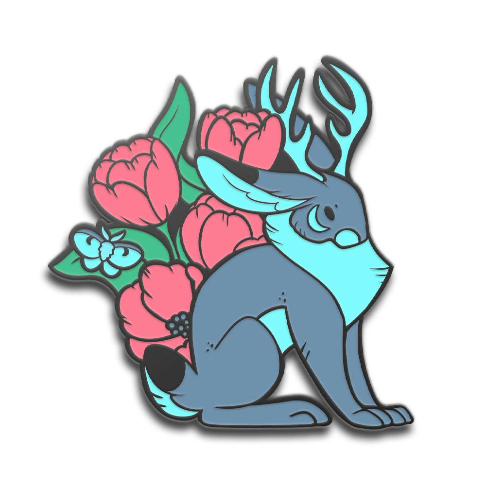 Flower Jack Vinyl Sticker