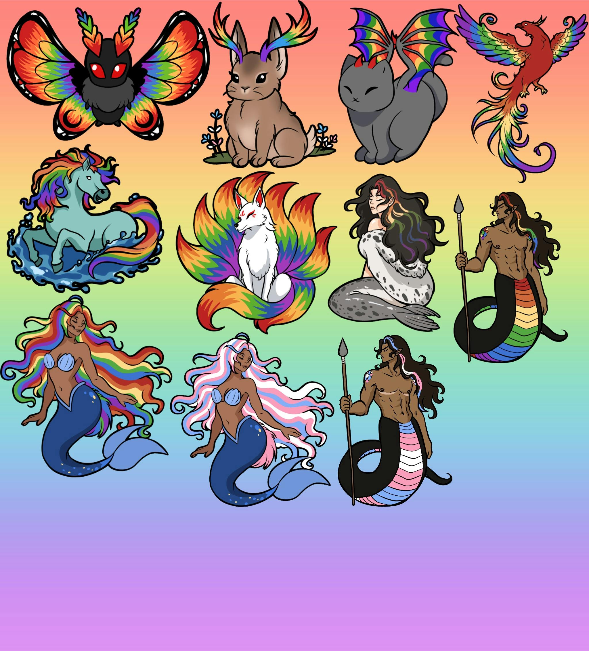 Mythical Pride Pin