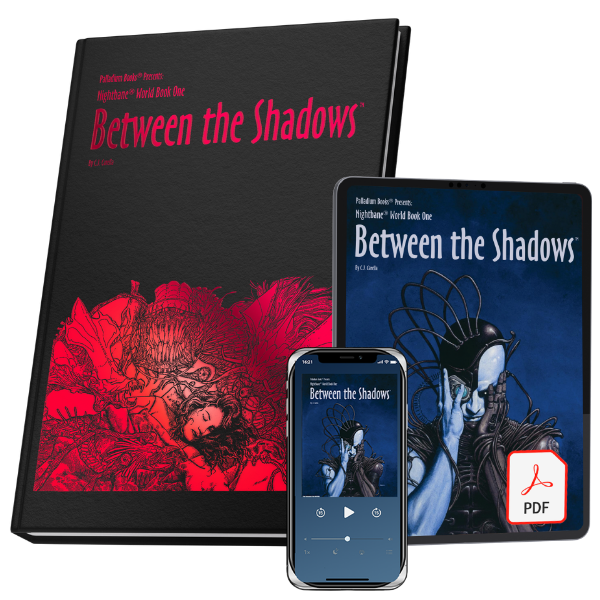 Nightbane® 1: Between the Shadows™ Hardcover, PDF, and Audiobook
