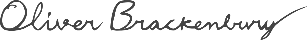  Handwritten signature of Oliver Brackenbury