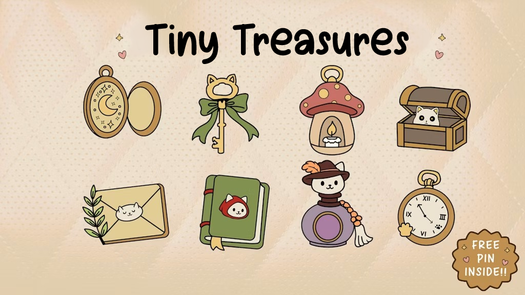 Tiny Treasures from a Curiosity Cabinet