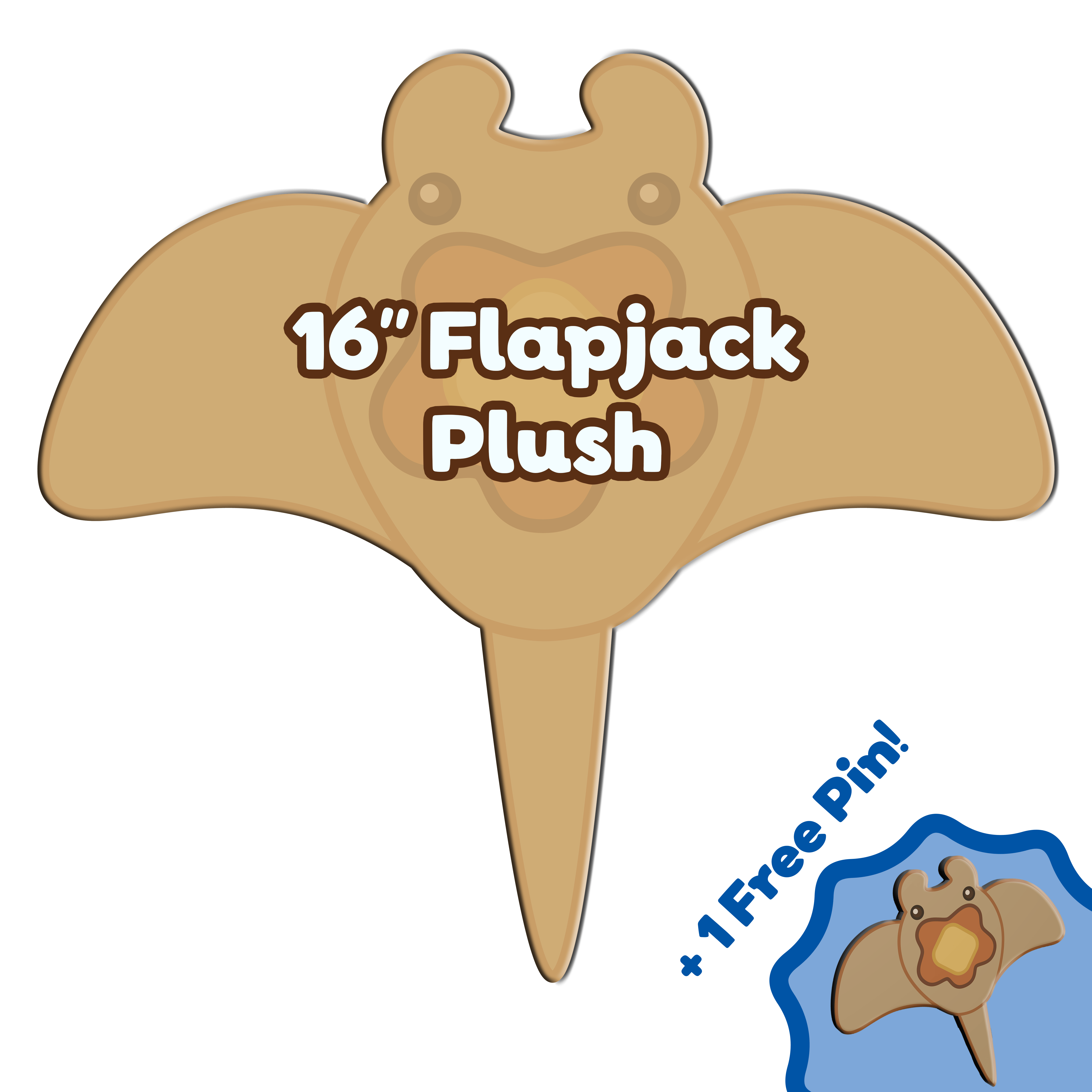 Flapjack Plush & Pin