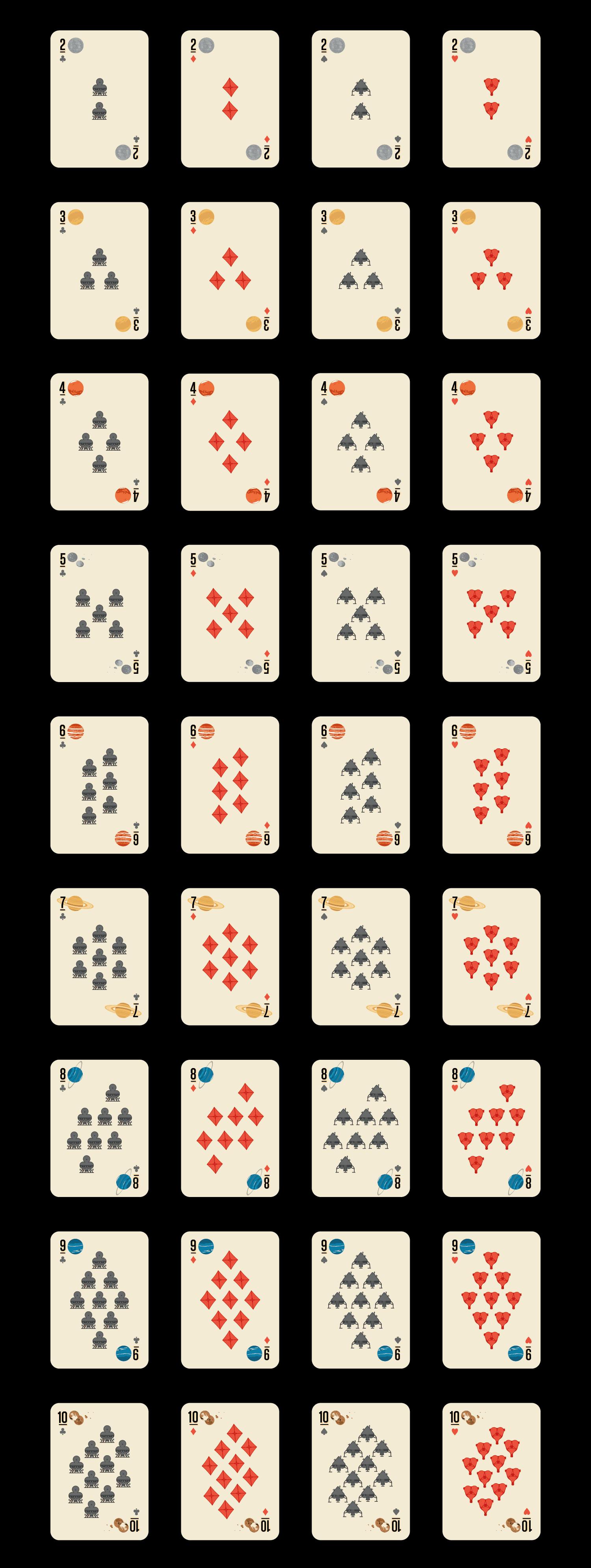 Deck of Sol: A Planetary Set of Playing Cards