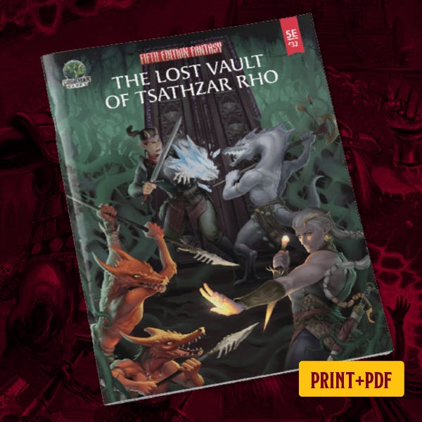 FEF #32: The Lost Vault of Tsathzar Rho (Print+PDF)