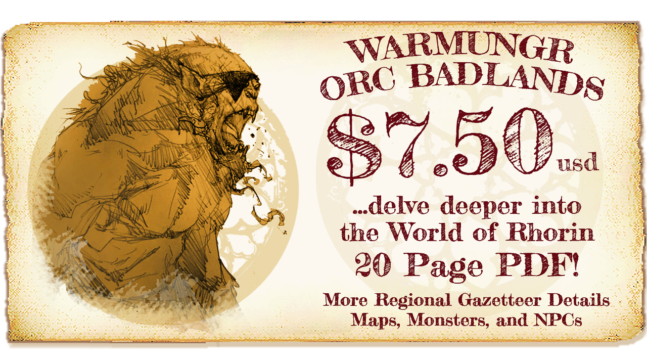 Gazetteer Expansion 5 - Warmungr Orc Badlands (PDF)