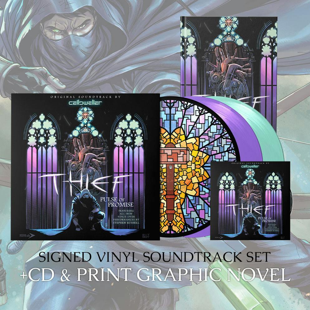 3-Disc Vinyl Soundtrack (Signed Celldweller Picture Disc)/Standard Graphic Novel Collection + CD
