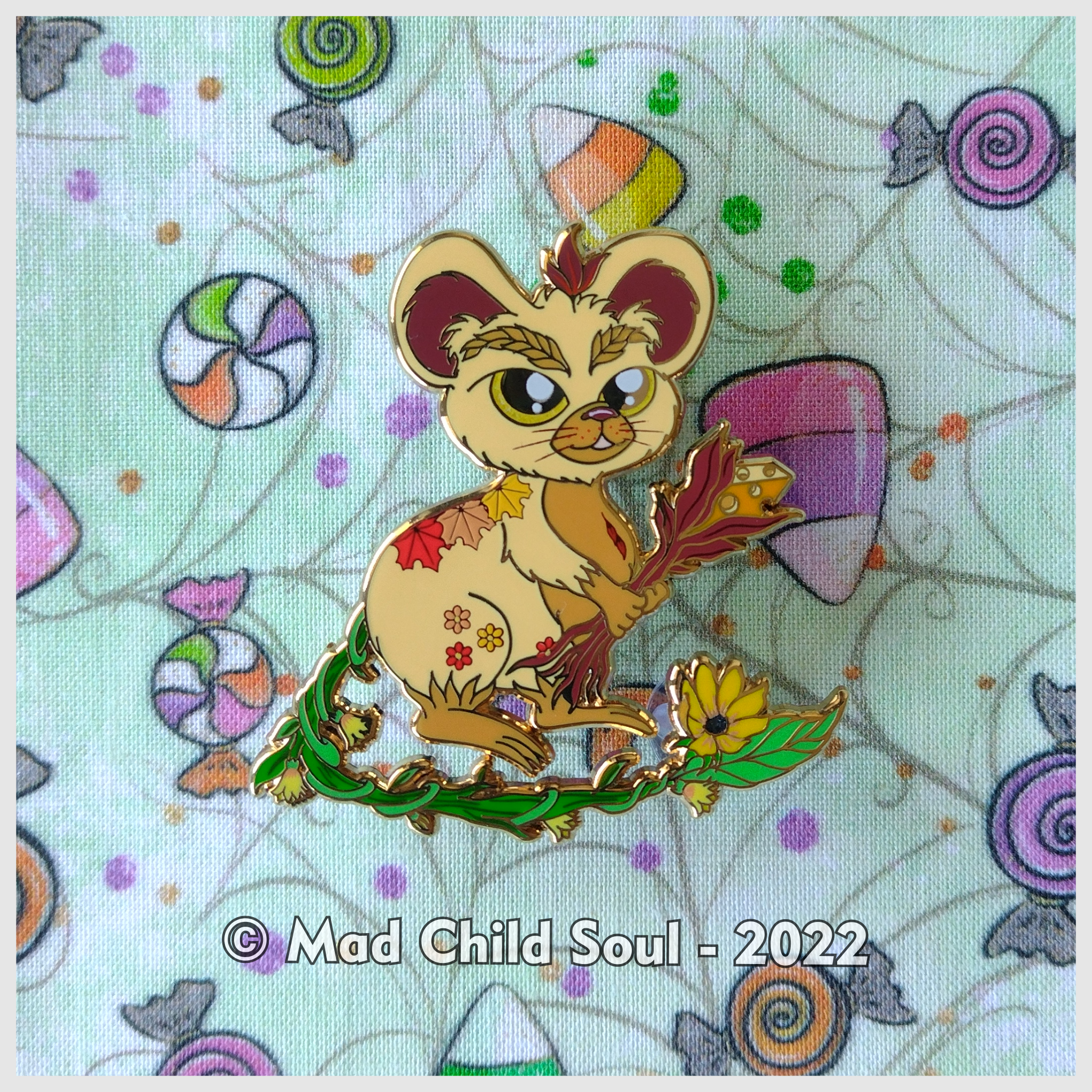 1x PIN : Ginger Mouse (EL 30)