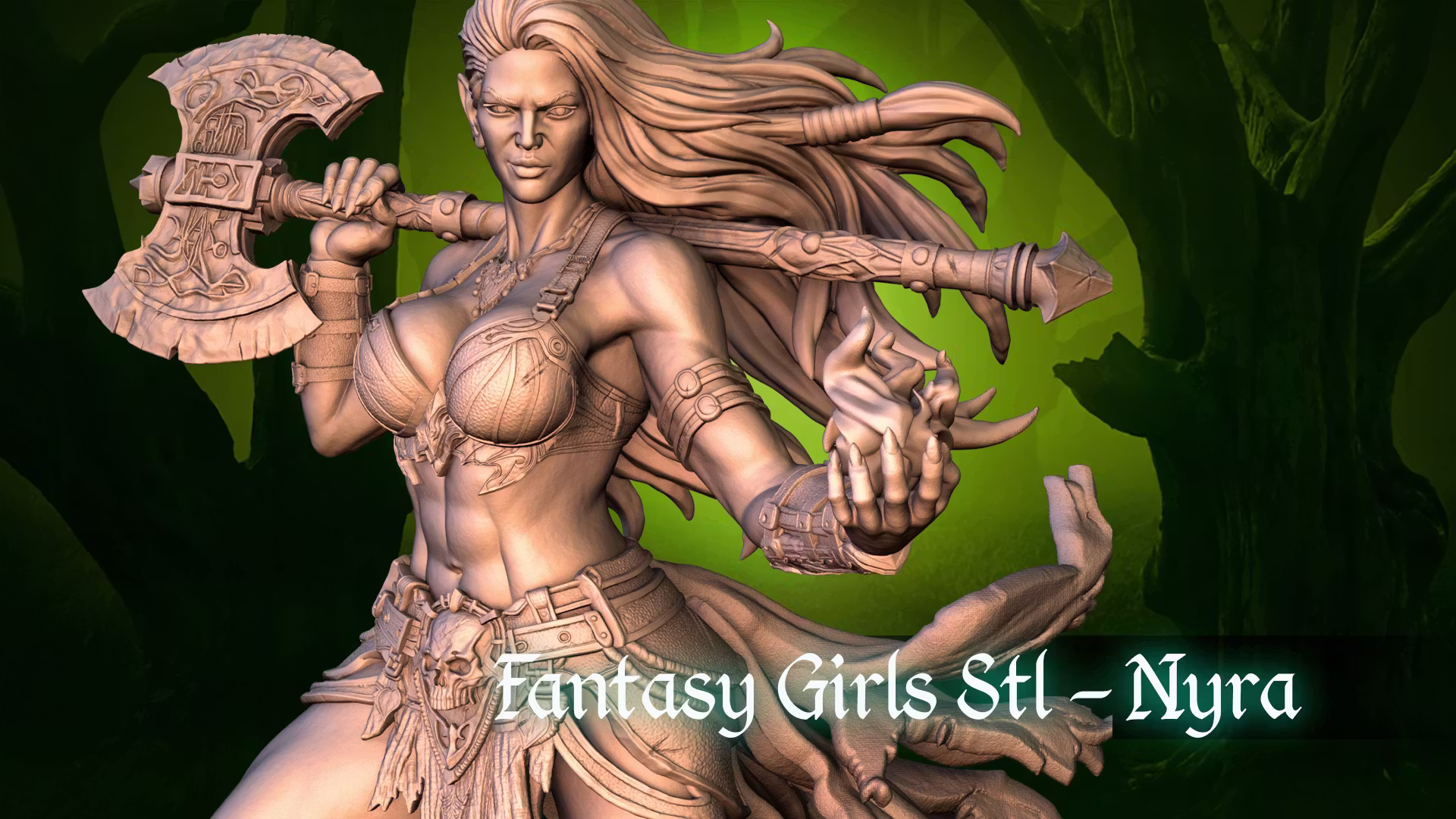 Fantasy Girls STL 4 -  Grakka