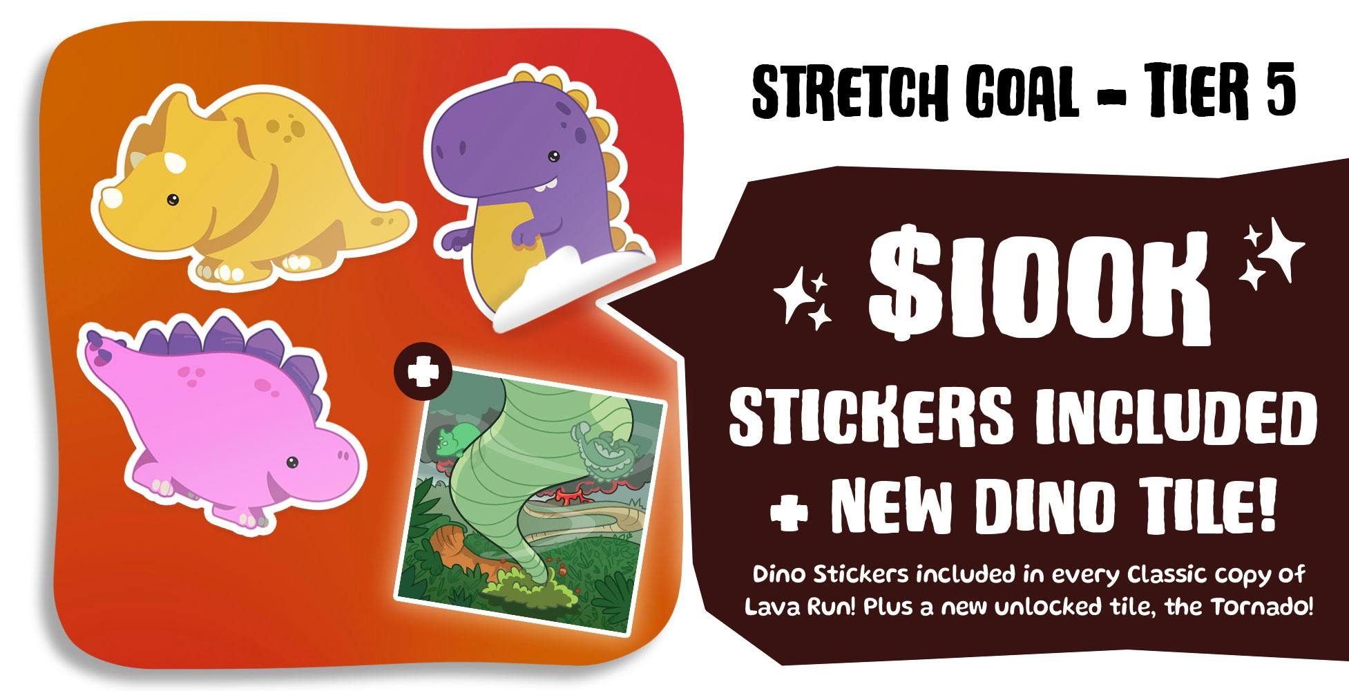 Stretch Goal - Tier 5 - Stickers Included + New Event Tile!