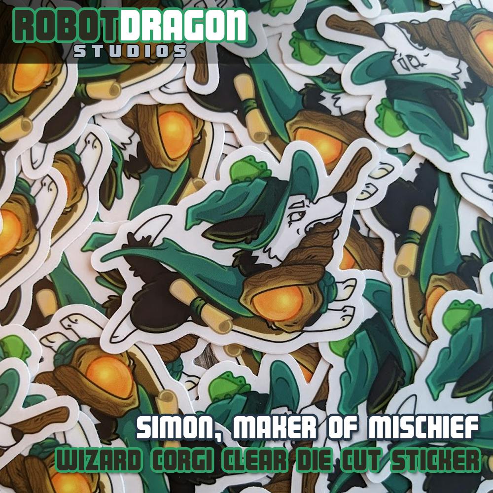 Simon Wizard Sticker