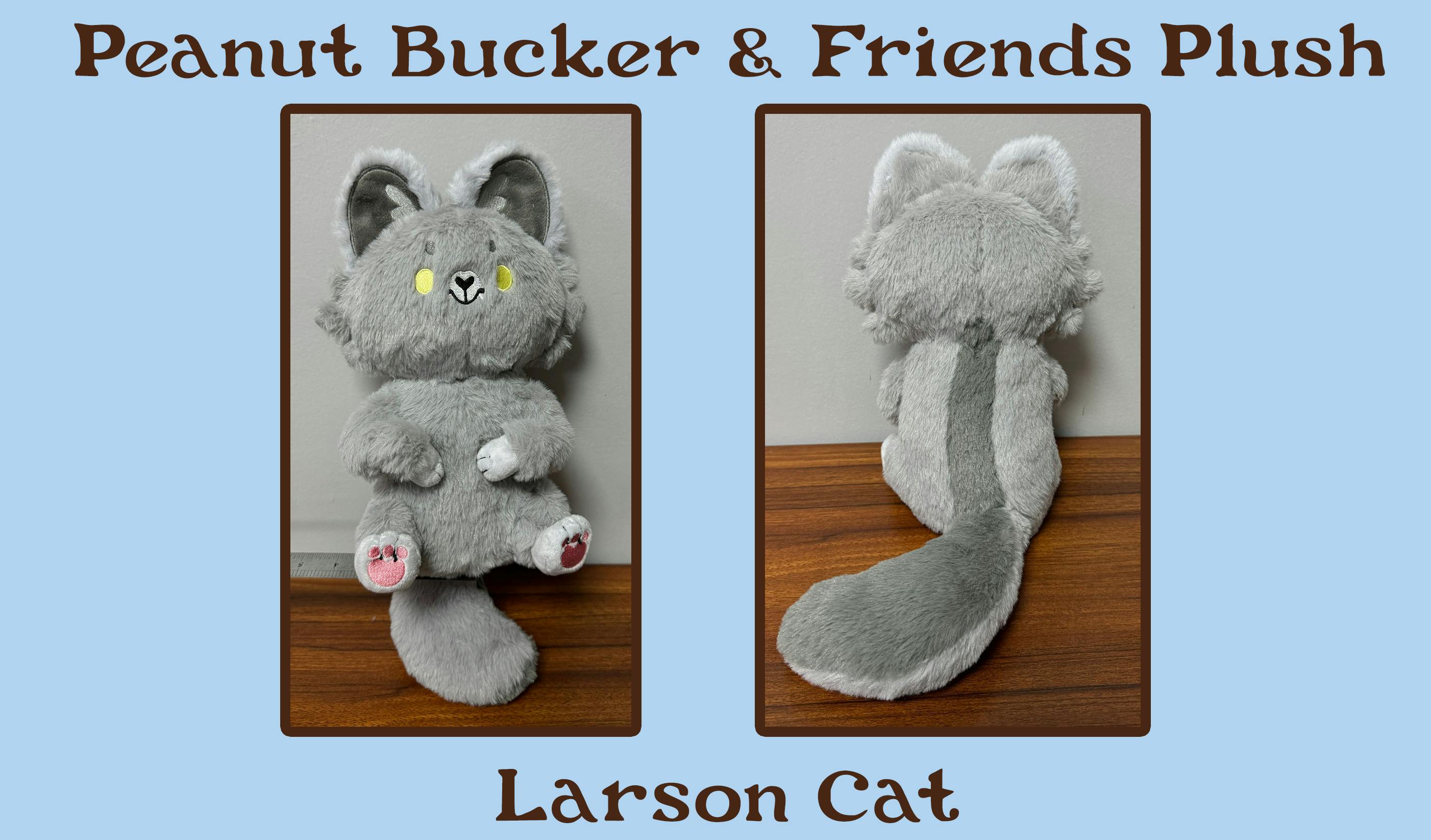 Peanut Bucker & Friends Plush Project Update: Larson Cat Prototype ...