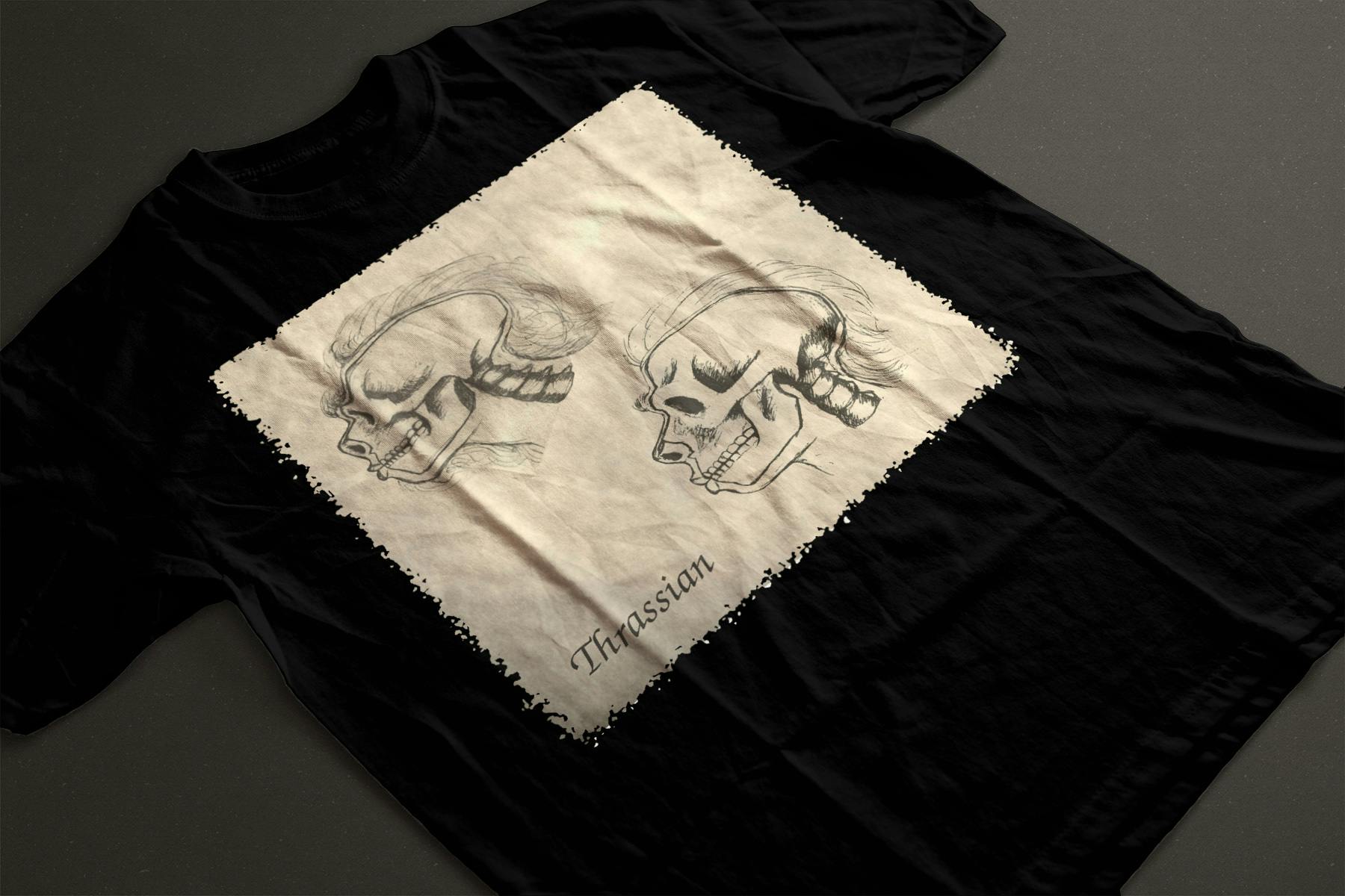 Thrassian Skull Evolution T-Shirt