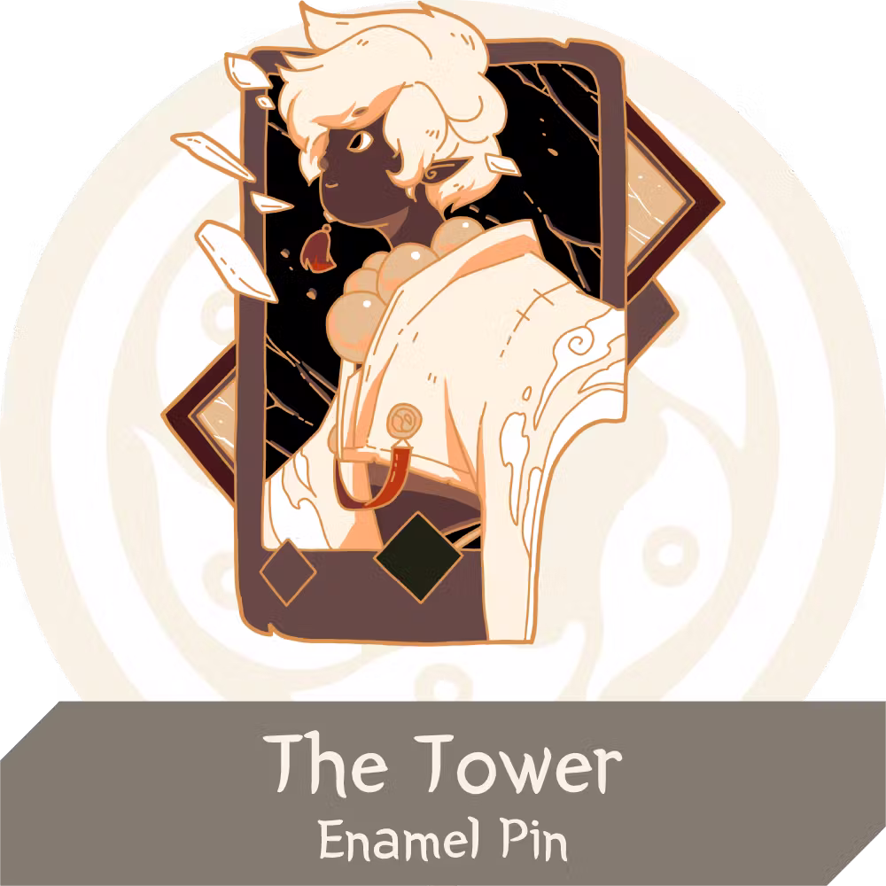 Enamel pin "The Tower"