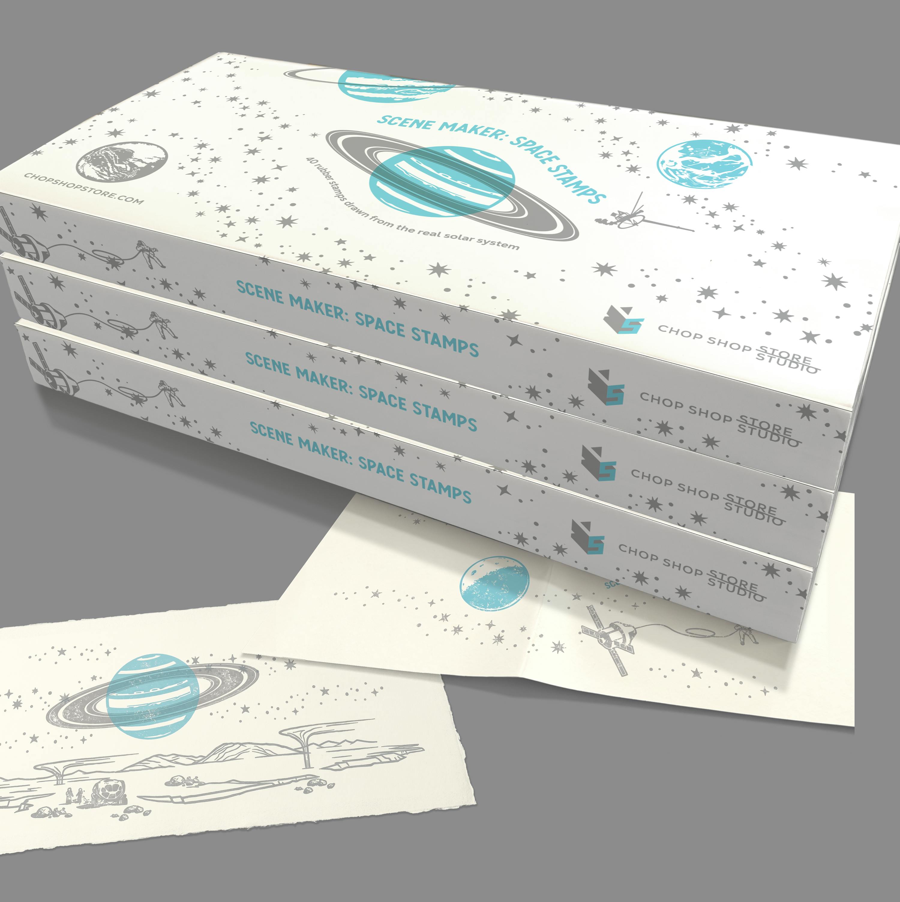 Make A Scene: Space Stamps (3 Sets)