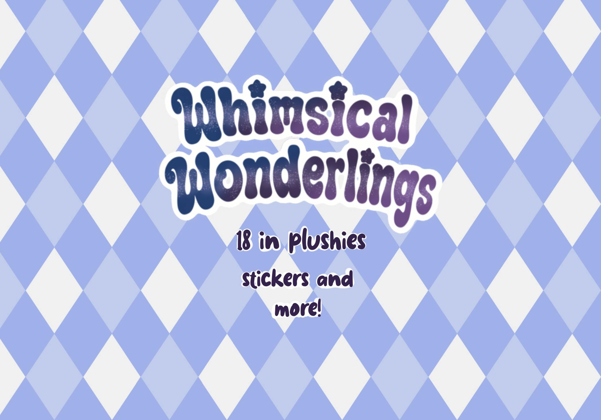 Whimsical wonderlings plushies