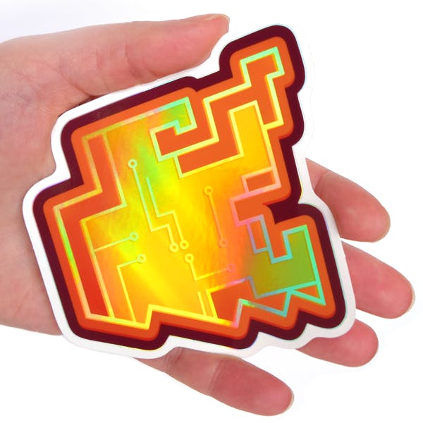 Selective Holographic Firewall Sticker