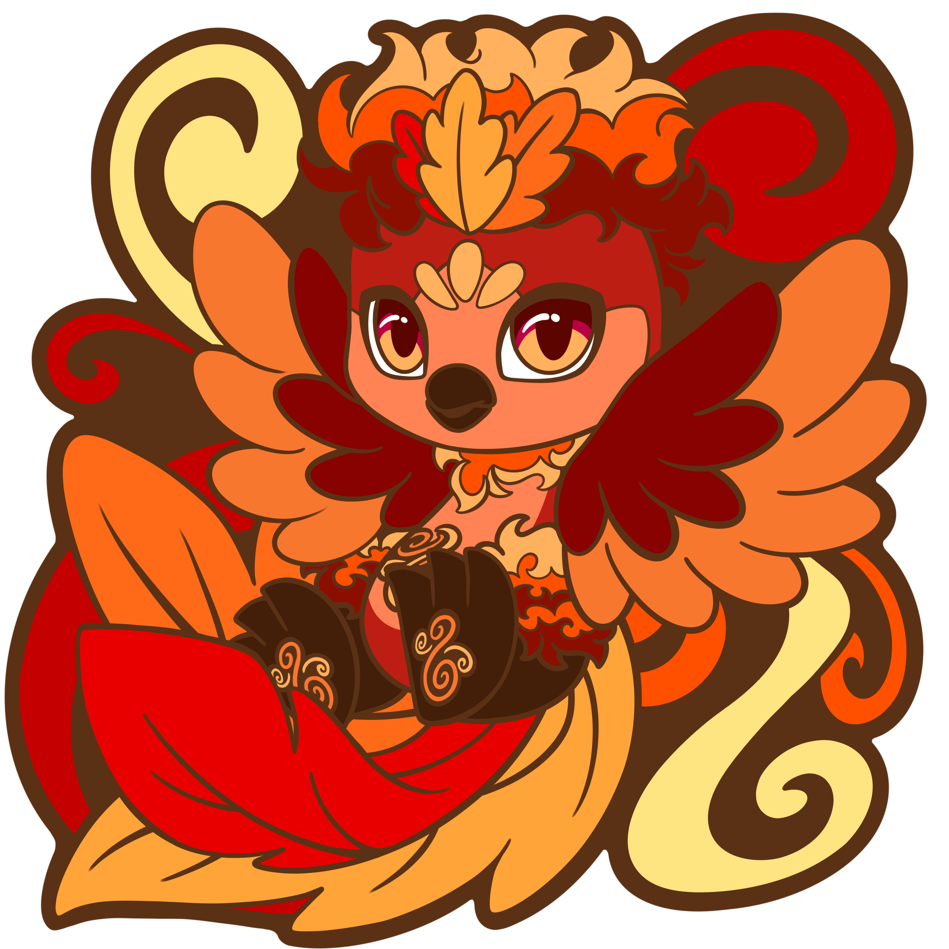 Snuggle Dreamers Enamel Pin - Cinder