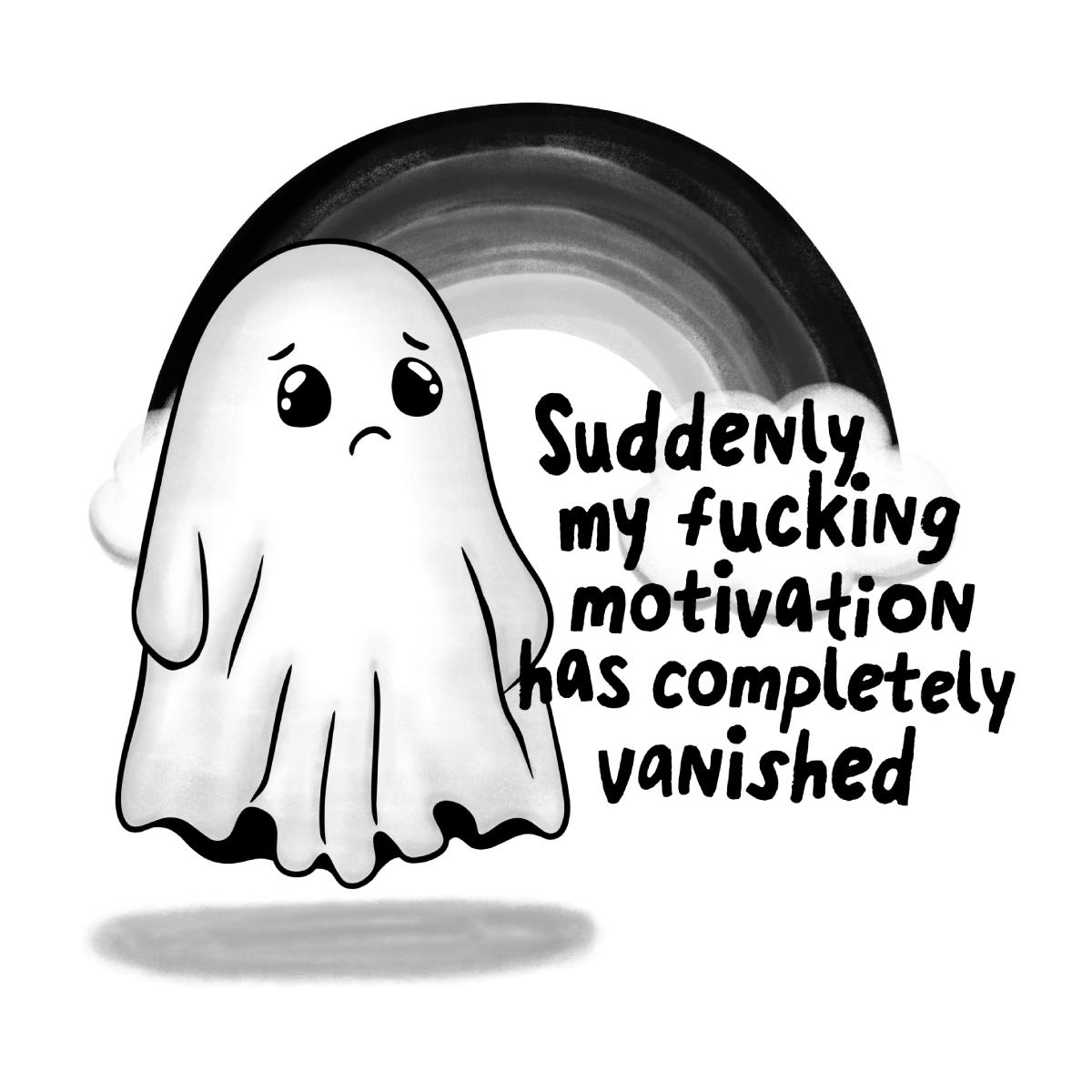 Vanished Motivation Sticker