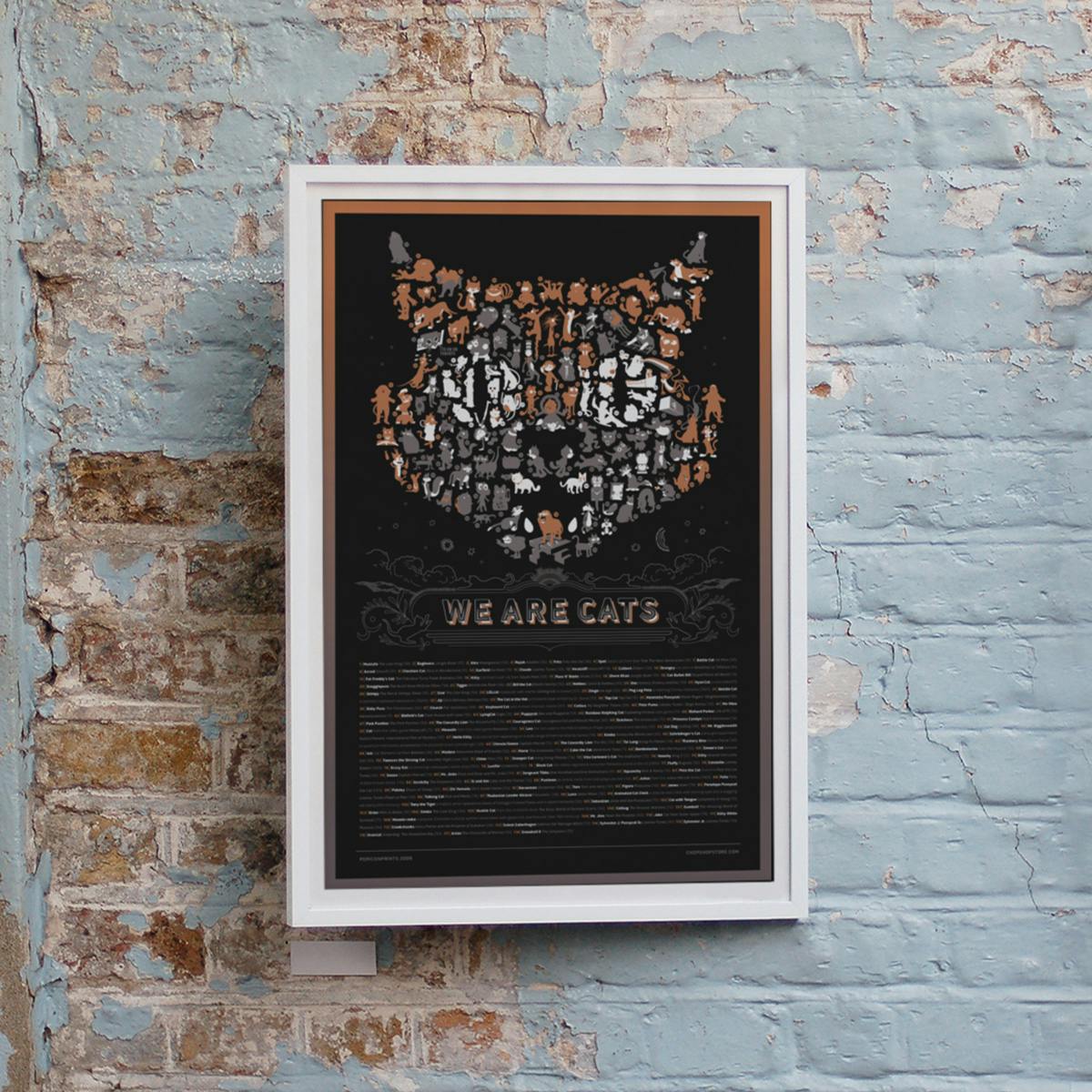 We Are Cats Print 12x18