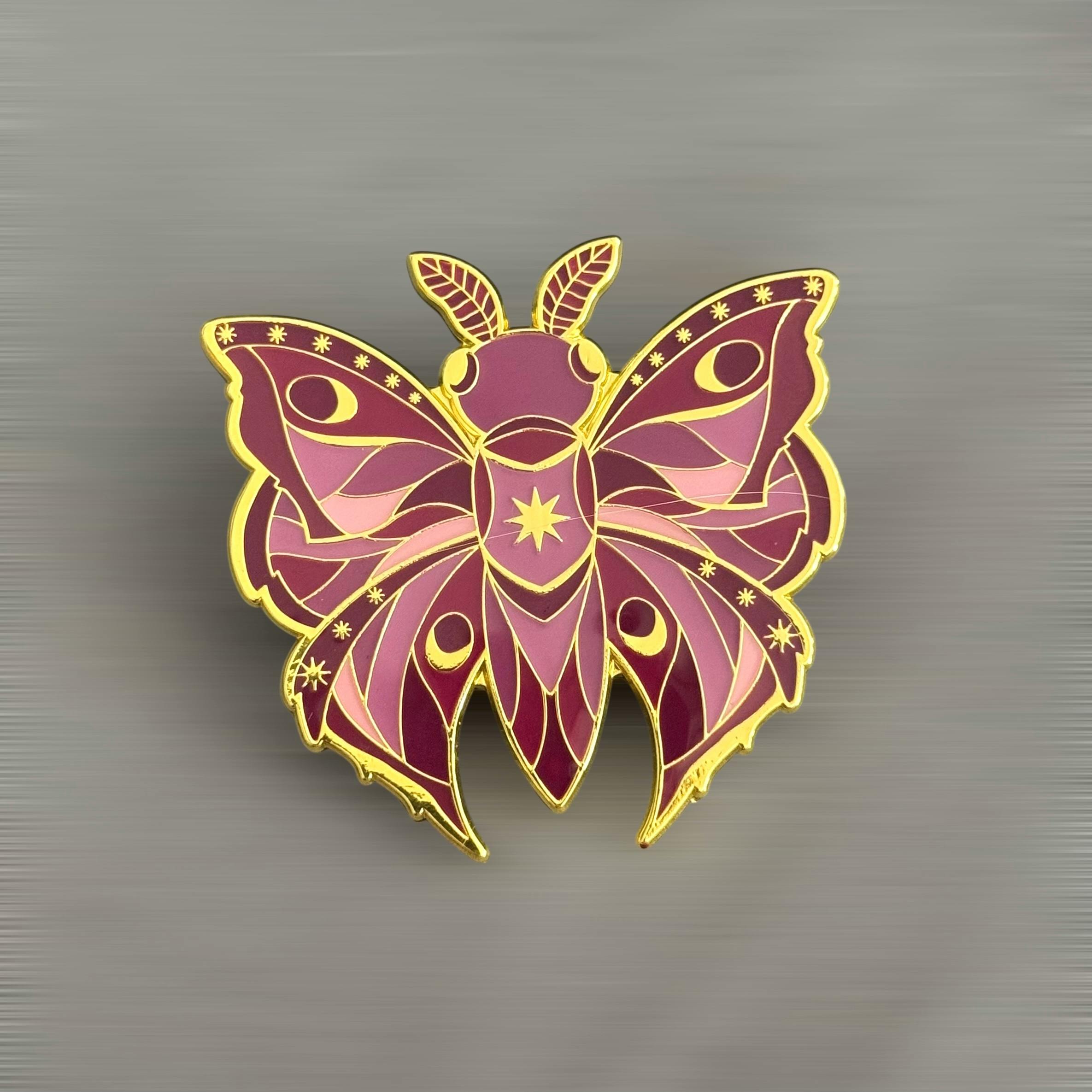 Rose Flutter Pin