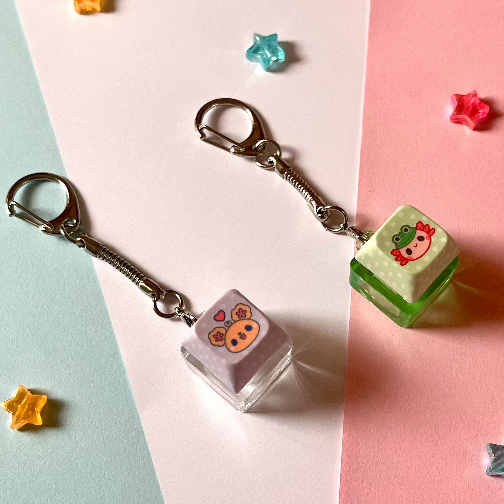 Fidget Keyboard Keychain