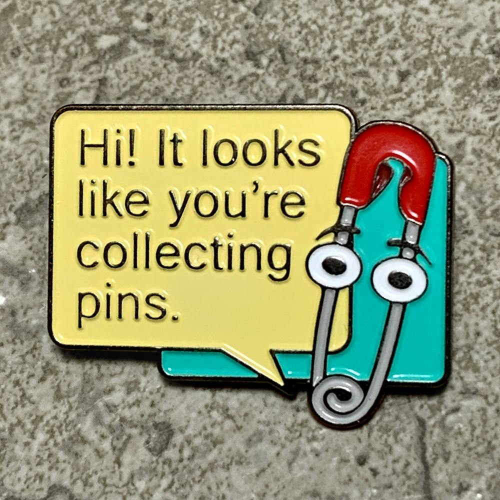 ENAMEL PIN: Pinny, Pin Assistant