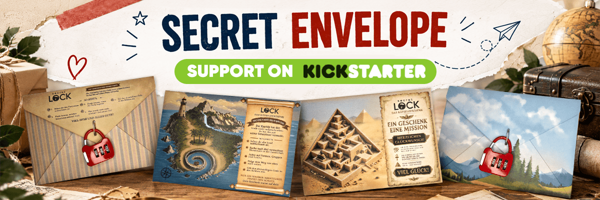 Secret Envelope: Solve the Riddle. Unlock the Gift.