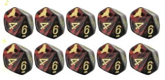 Another Set of Dork Tales VAMPIRE d10s!