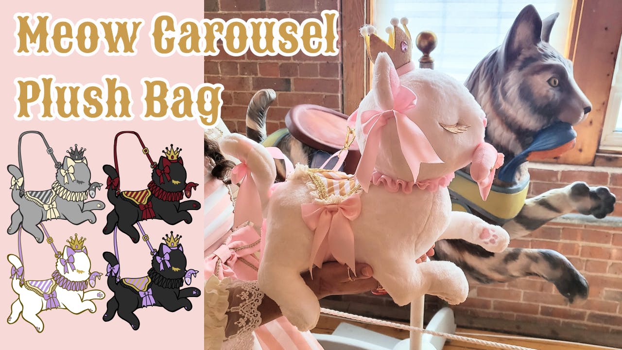 Meow Carousel Plush Bag - BackerKit