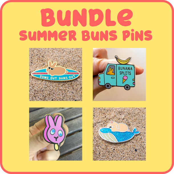 BUNDLE - Summer Buns Pins