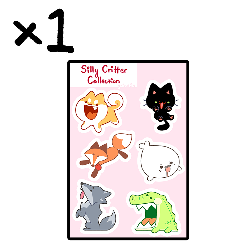 1x Sticker Sheet