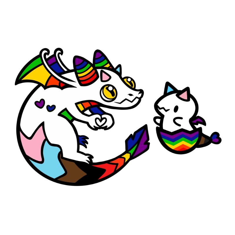 1 Dragon Pin & 1 Hatchling Mini Pin