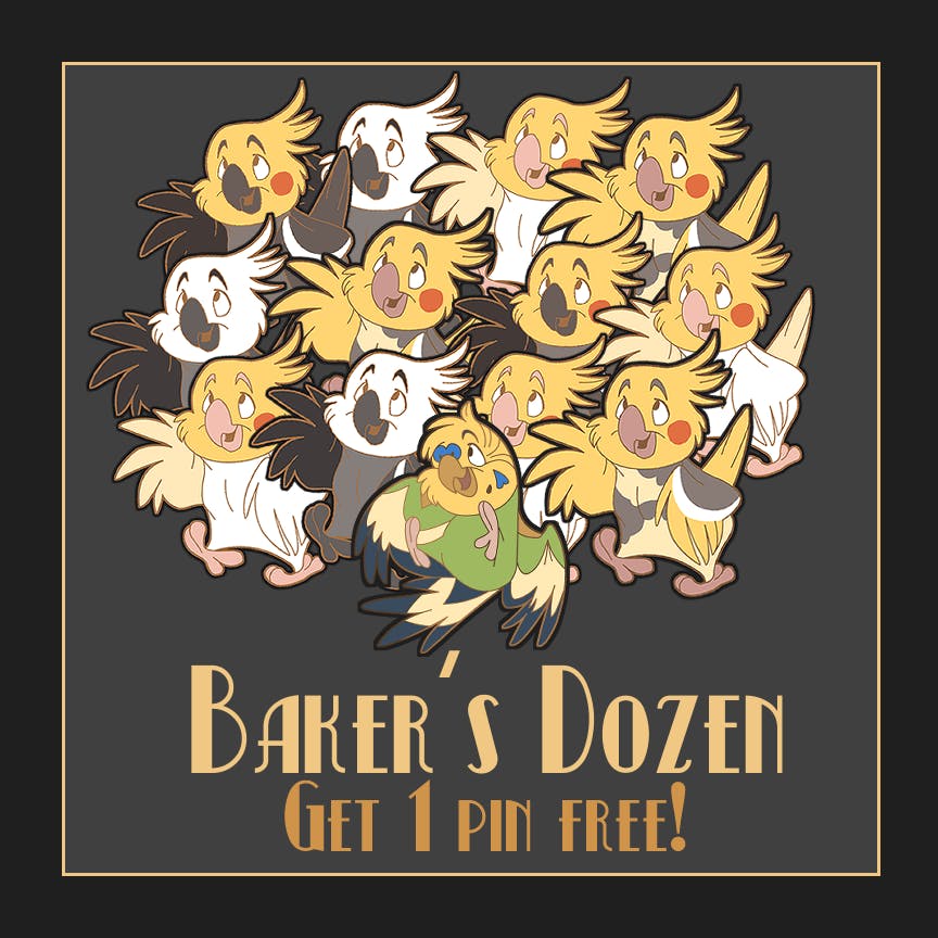 BAKER'S DOZEN 2" PINS