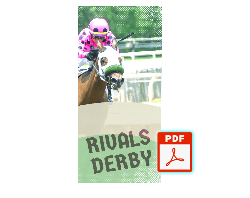 Rivals Derby - A small, digital, brochure-sized horse racing TTRPG