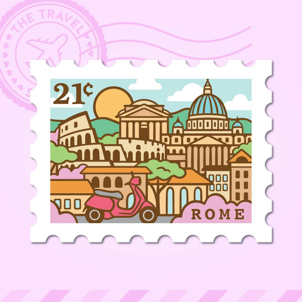 Rome Jumbo Vinyl Sticker