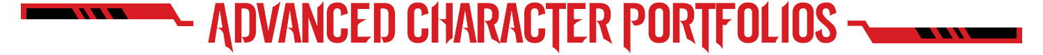 Subheader: Advanced Character Portfolios