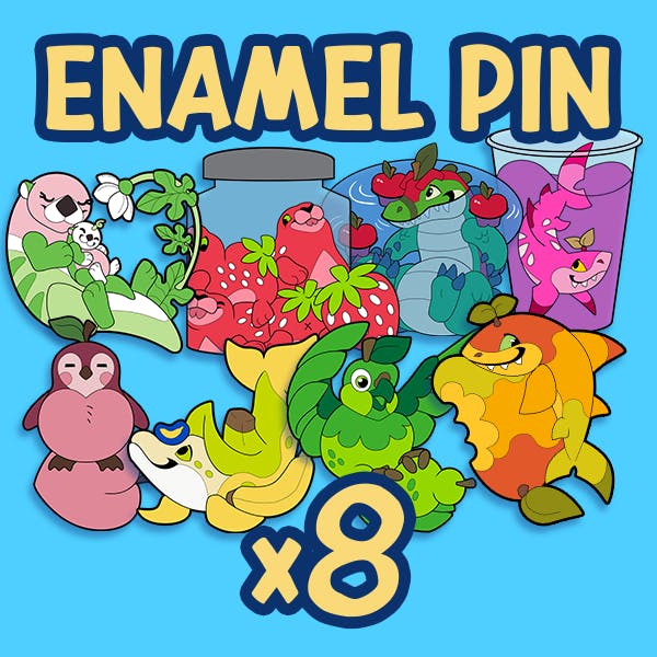 Enamel Pin Half Set