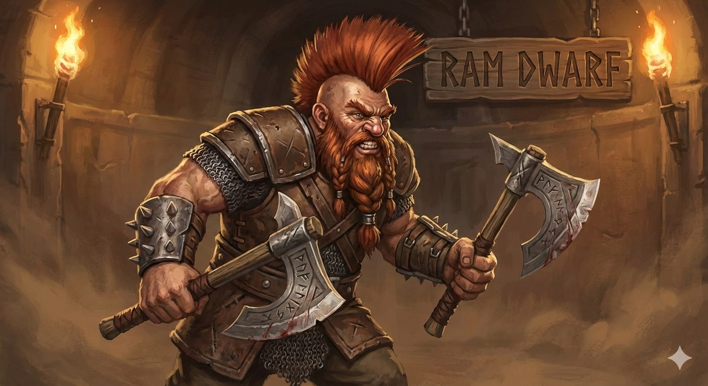 user avatar image for Ram Dwarf