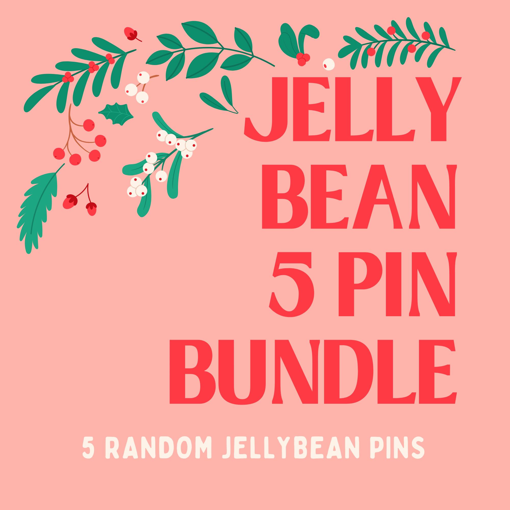 RANDOM JELLYBEAN 5 PIN BUNDLE