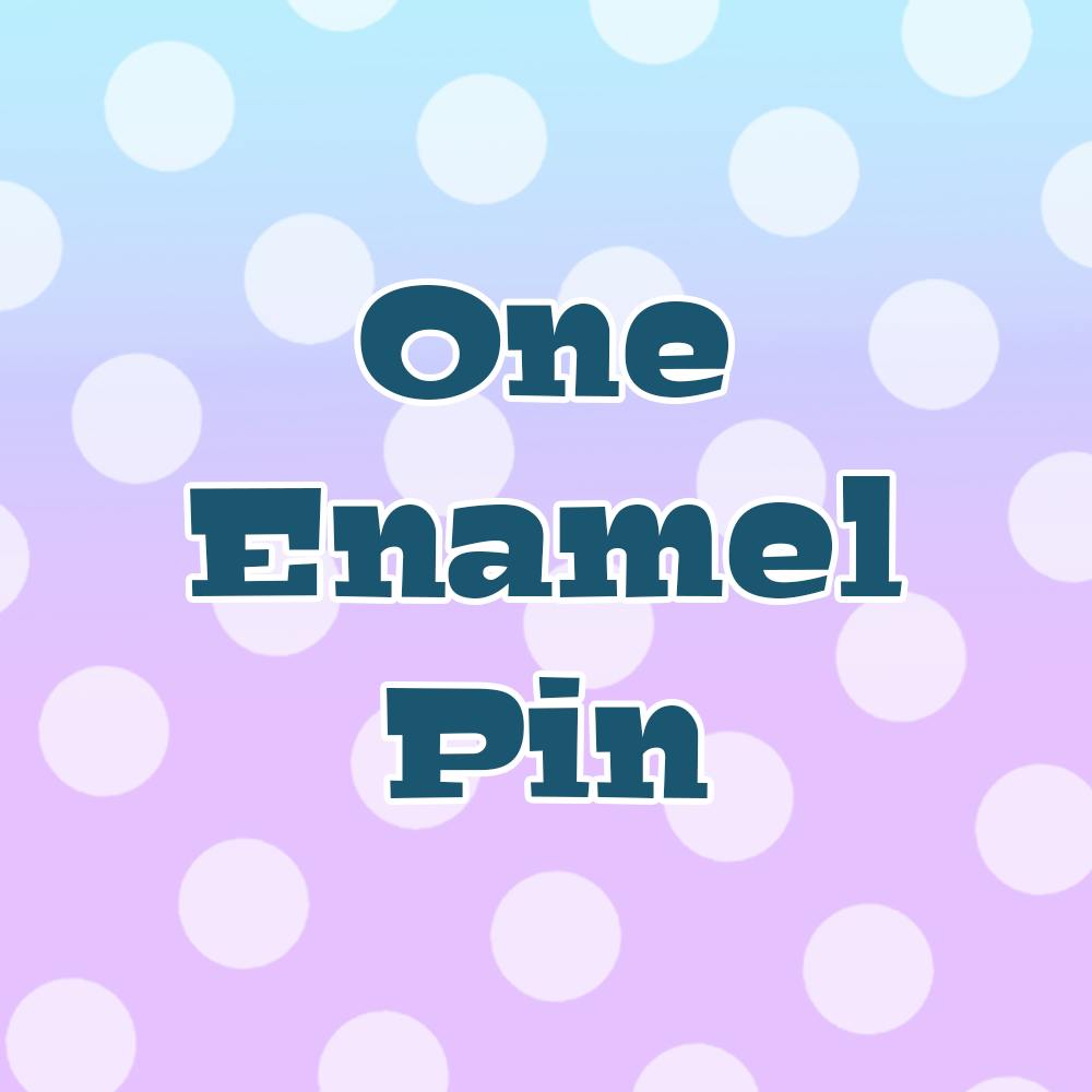 One Enamel Pin