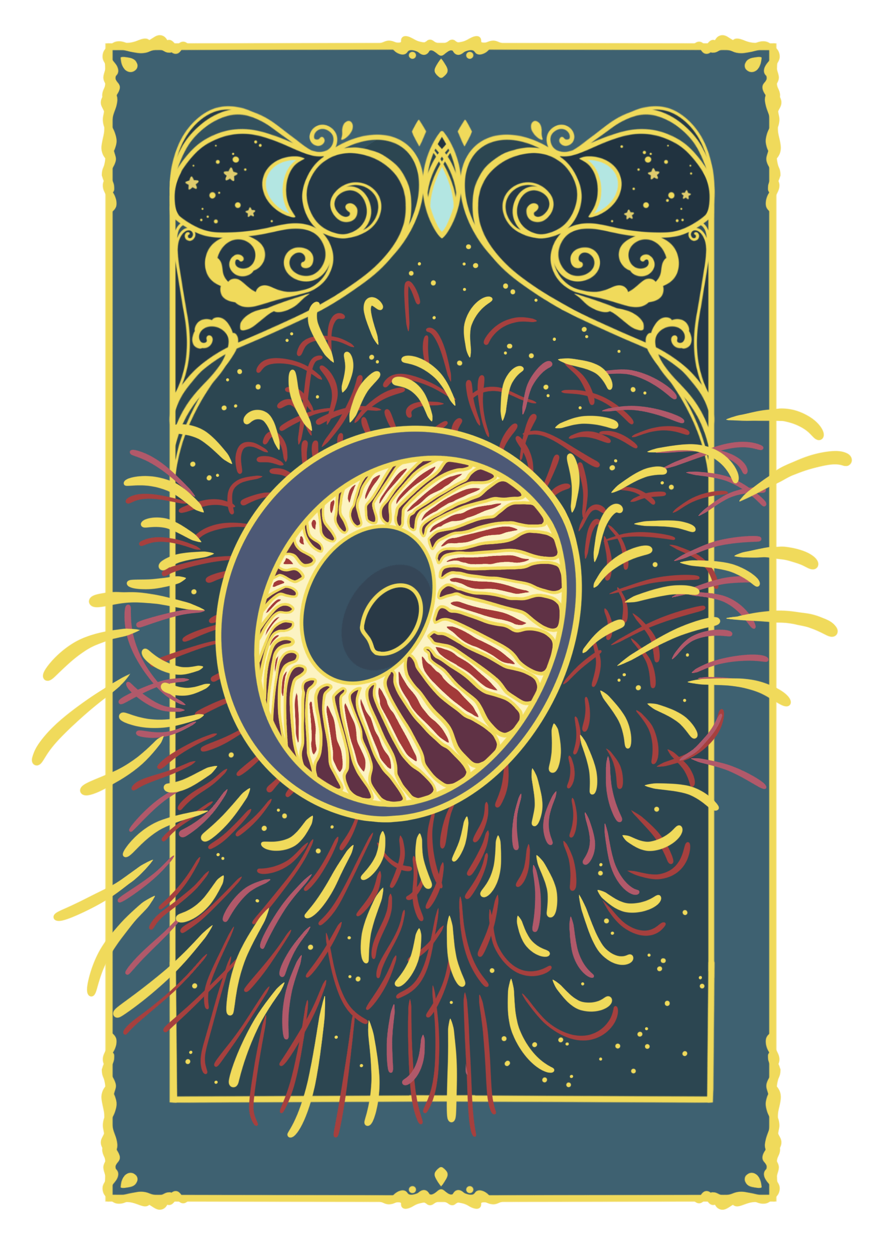 Firework Jelly Tarot Pin Bloodmoon Ed	