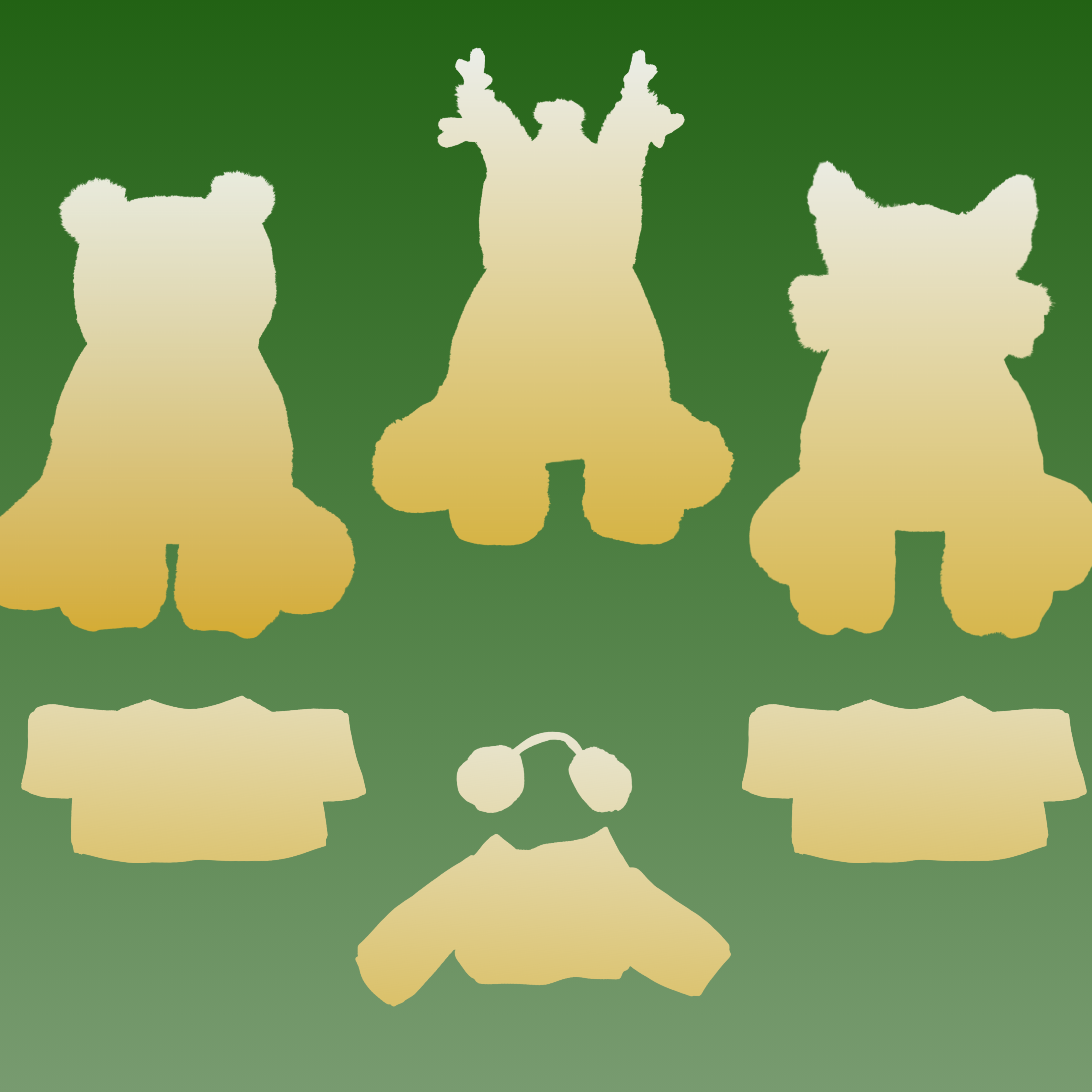 3x Plush & Outfit Bundle