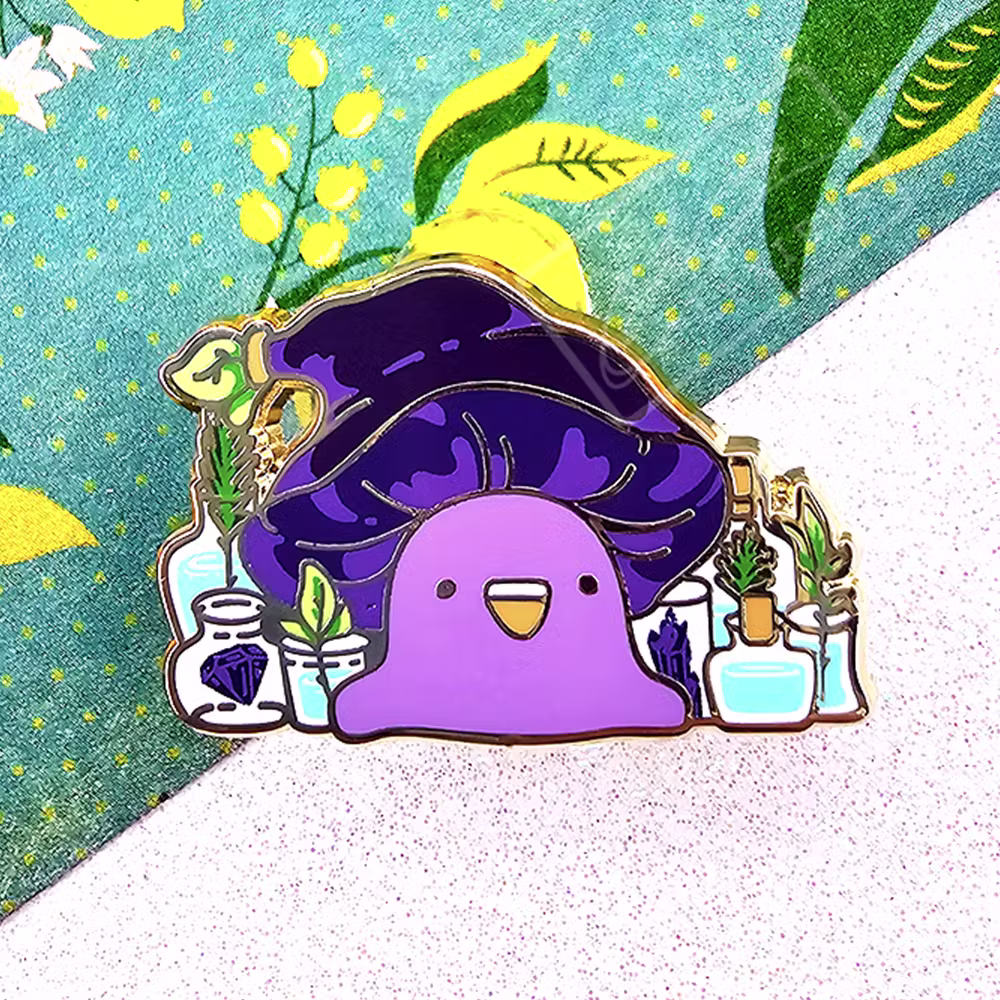 "Apothecary Shroomie" Enamel Pin