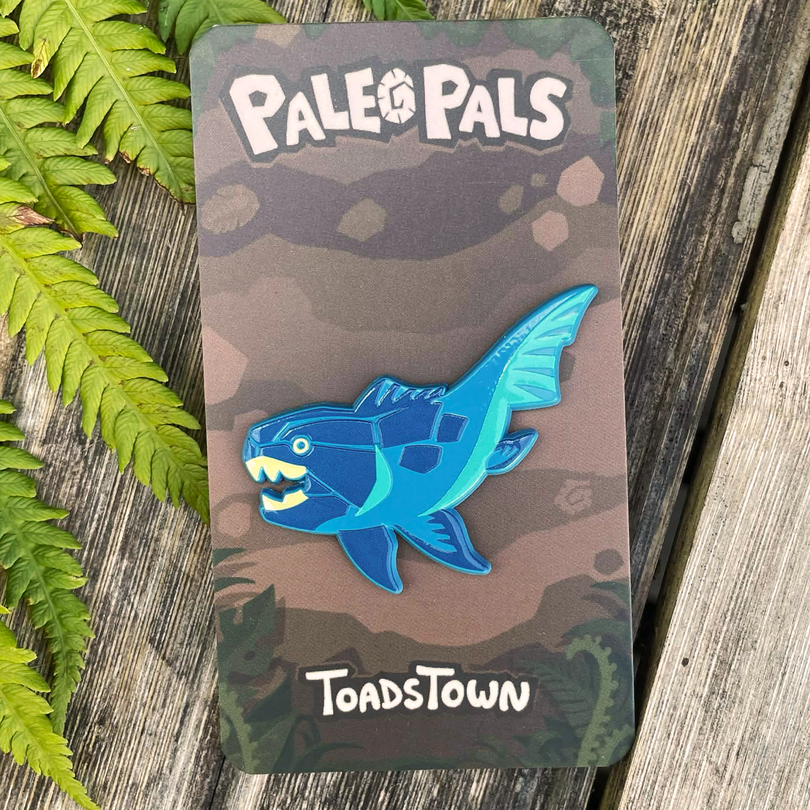 Dunkleosteus Dyed Enamel Pin